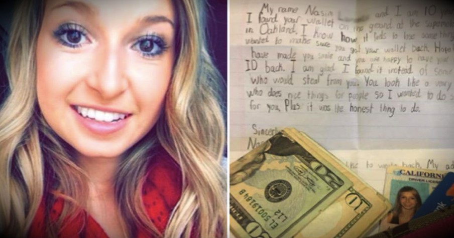 Her Lost Wallet Showed Up With The Sweetest Note From A Special Angel