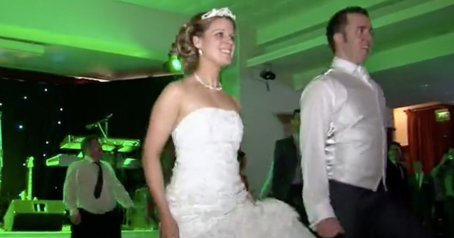 Bride And Groom Performs A Surprise Riverdance At Their Wedding