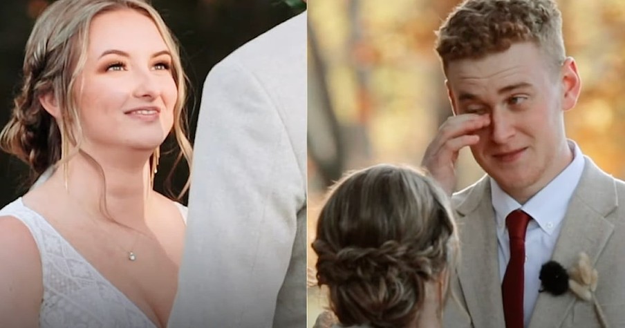 Bride Signs Her Vows For Groom's Deaf Parents And His Reaction Is Priceless