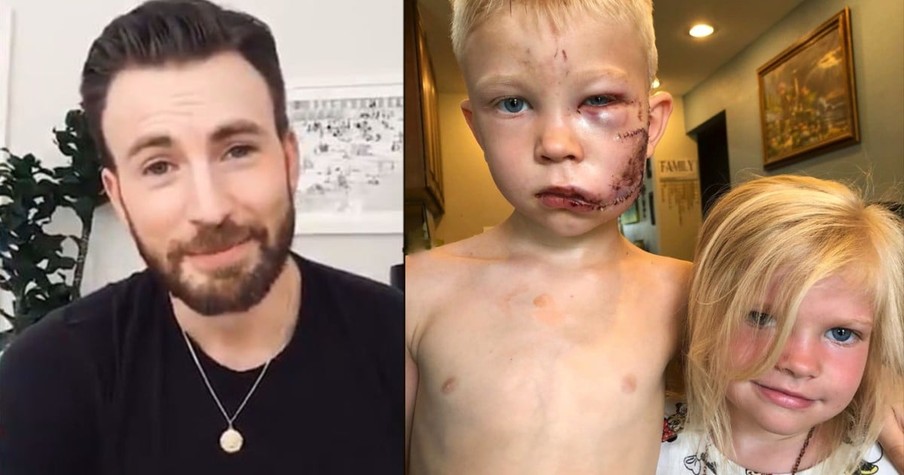 6-Year-Old Injured While Shielding His 4-Year-Old Sister So Captain America Sent Heartfelt Message