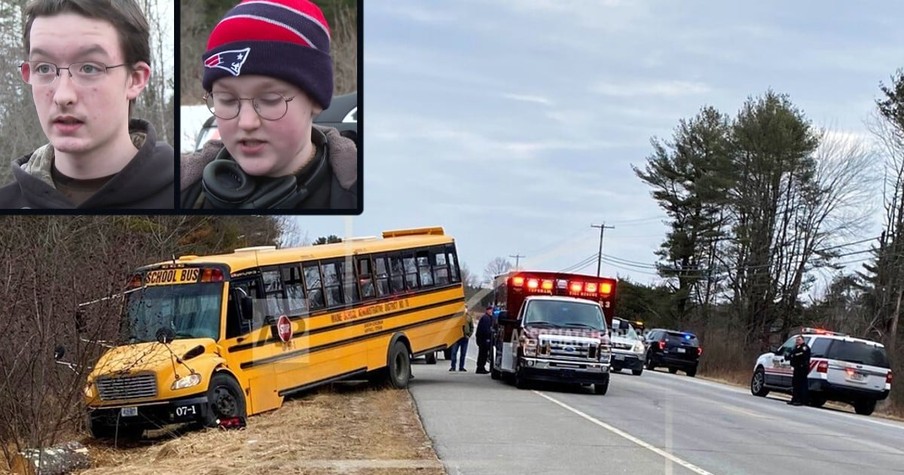 2 Brothers Jumped Into Action After Their School Bus Driver Collapsed