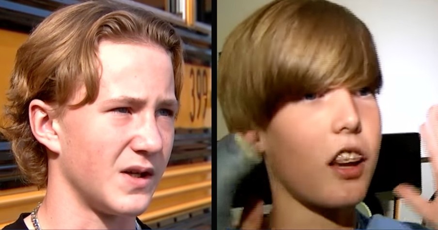 2 Brave Students Notice School Bus Driver Having Medical Emergency And Jump Into Action