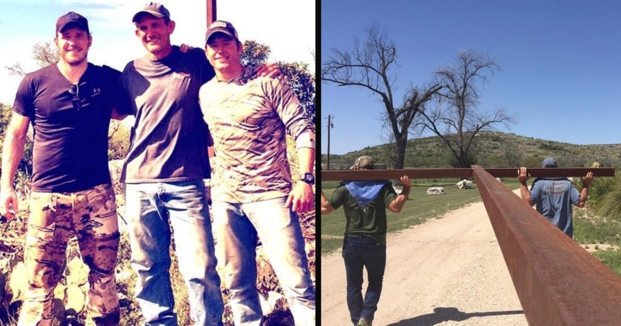 Christian Celebrity Chris Pratt Erects Giant Cross To Celebrate Easter