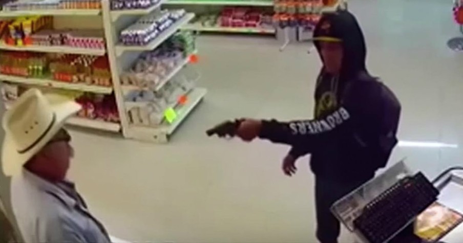 Convenience Store Robbery Doesn't Go As Planned After Heroic Cowboy Jumps In