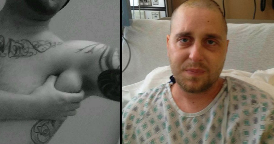 Dad Who Ignored Small Bump Under His Arm Wants His Story To Warn Others