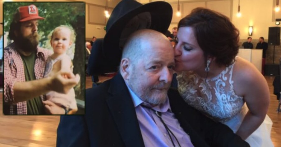 Devoted Dad Battles To Walk Daughter Down The Aisle And Then Passes Away 34 Hours Later