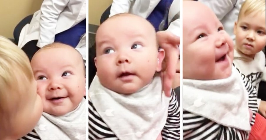 Deaf-Born Baby Finally Gets To Hear Words For The First Time