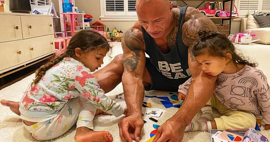 Dwayne 'The Rock' Johnson Is Father To 3 Daughters And A Proud, 280 Lb 'Girl Dad'