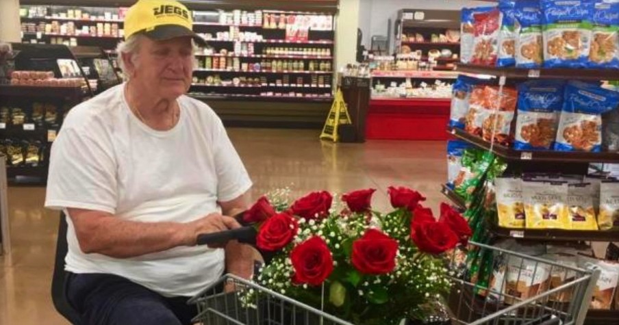 Lonely Widower Shares Heartbreaking Reason He's Buying Flowers And Cake