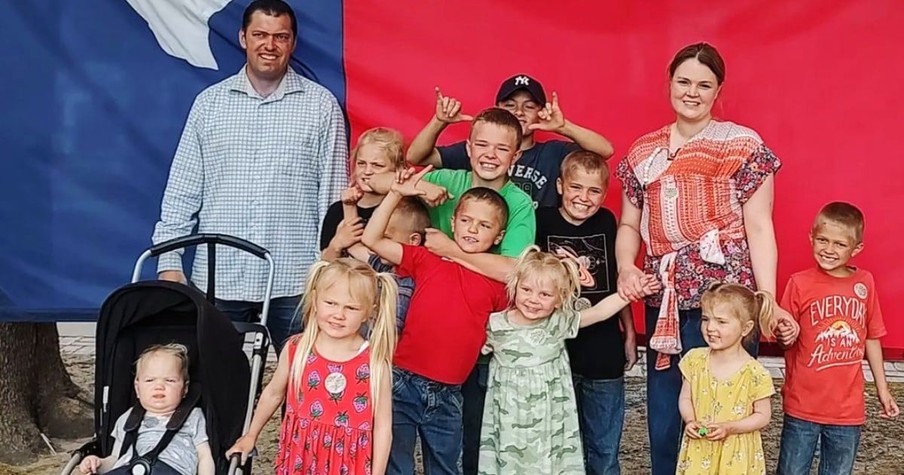 Couple Who Feared They'd Never Have Children Are Now A Family With 12 Kids Under Age 12