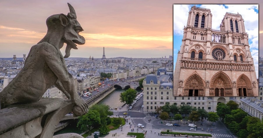 The Story Behind The Gargoyles on Top of Notre Dame Cathedral