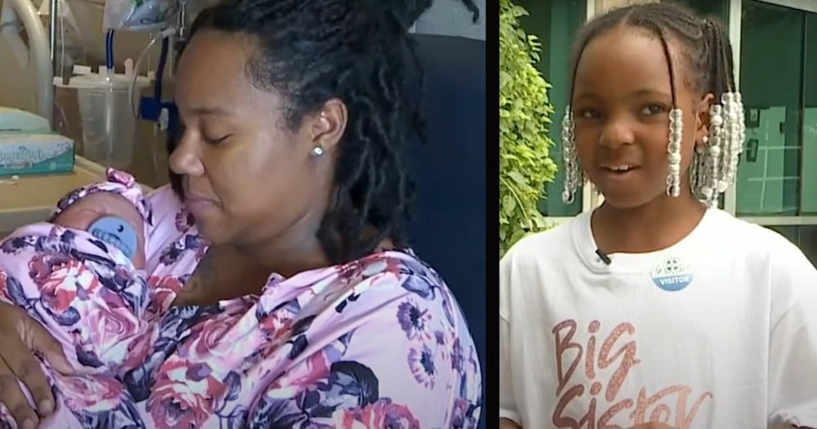 Pregnant Mom Yells for Daughter As Contractions Hit and the 9-Year-Old Delivers Her Baby Sister