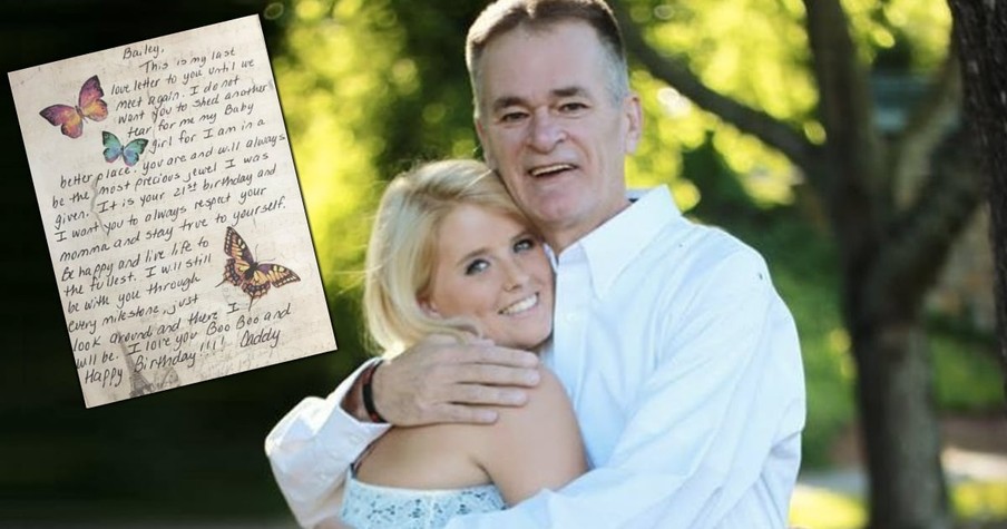 Dad Sends His Daughter A 21st Birthday Card From The Grave