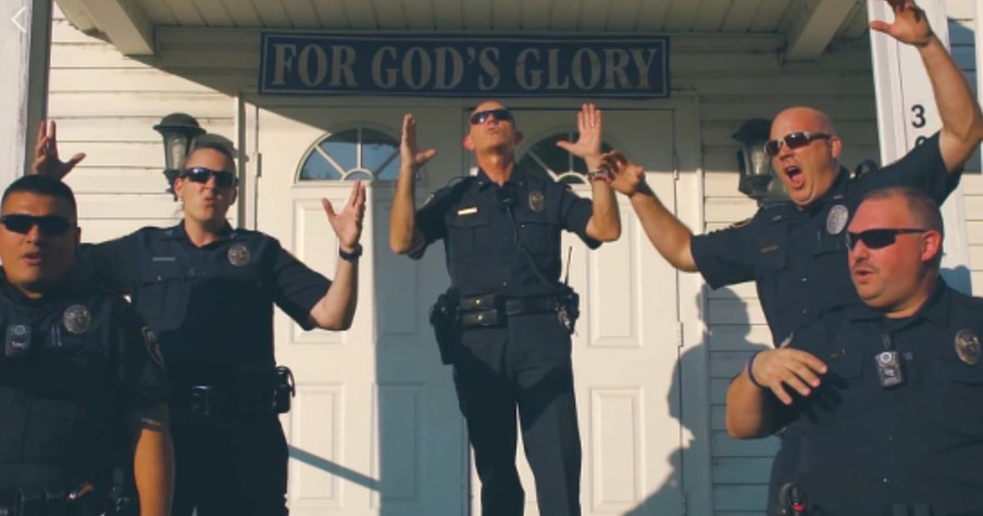 Police Chief Has Incredible Reply When Atheists Attack 'God's Not Dead' Lip Sync