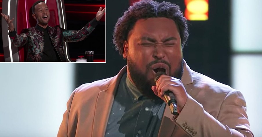 Gospel Song 'I Smile' Turns All 4 Chairs During The Voice Blind Auditions