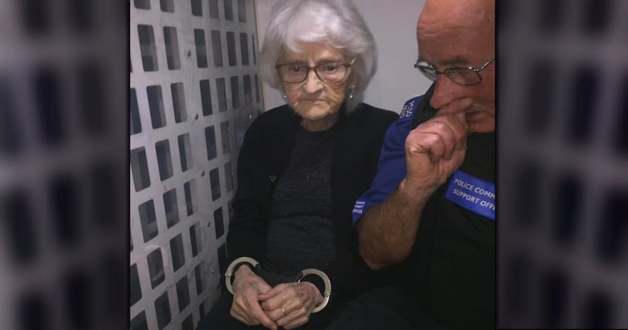 93-Year-Old Grandma Gets Arrested After Being Good All Her Life But All Because She Asked For It