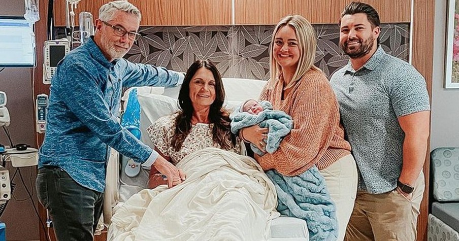 Grandmother Gives Birth To Baby For Son And Daughter-In-Law Who Feel “So Blessed”