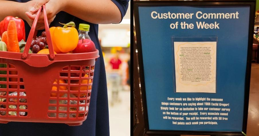 Grandma's Grocery Store Comment Card Goes Hilariously Viral