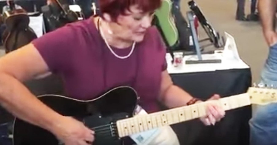 Granny Picks Up A Guitar And Immediately Goes Viral