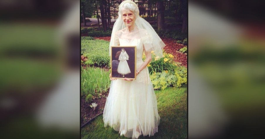 Granny In Wedding Dress She Wore 63 Years Ago Goes Viral After Granddaughter's Touching Post