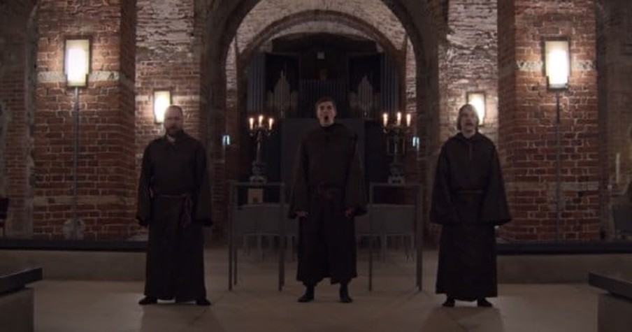 3 Gregorian Monks Are Singing In An Empty Chapel And It's Absolutely Chilling