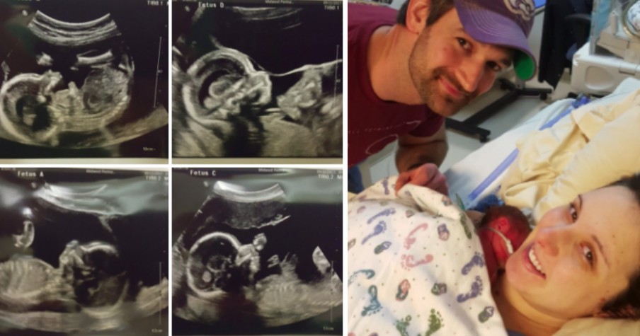 Couple Trusted In God After Doctors Said Their Quadruplets Faced Terrible Odds