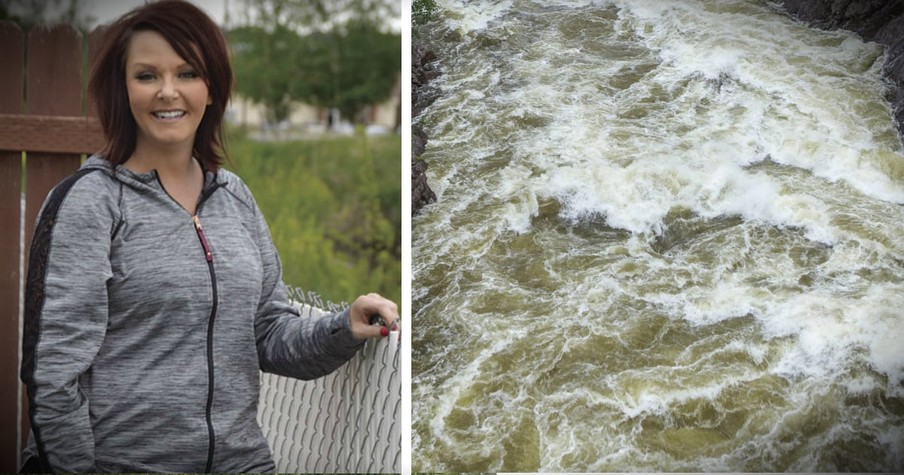 Woman Spots Toddler Trapped Face Down In Raging Waters & Credits God With Heroic Rescue