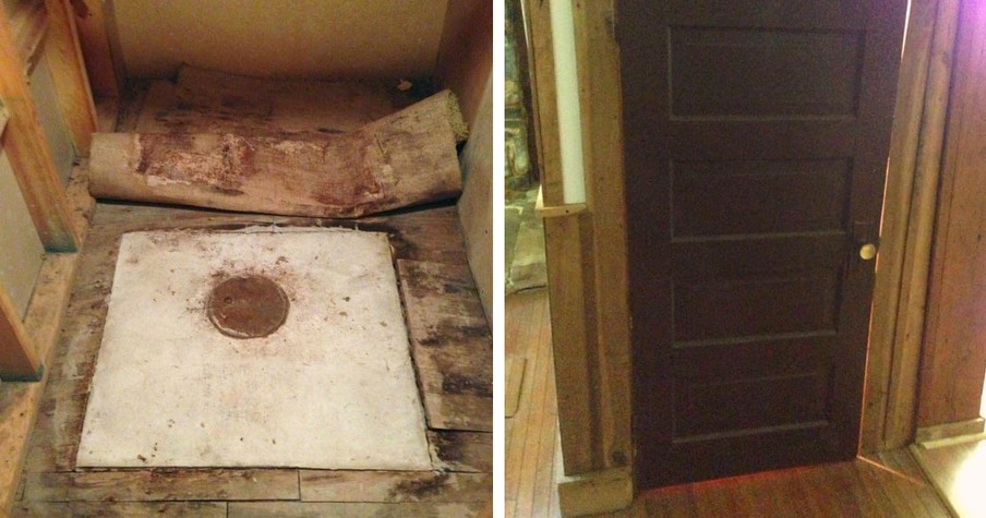 Hidden Treasure Uncovered By Grandson Under Stairs of Grandparents' Farmhouse