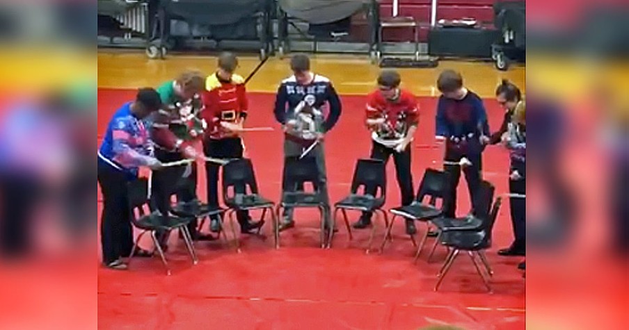 High School Band Drumline Leaves The Internet In Awe Without Actually Playing A Single Drum