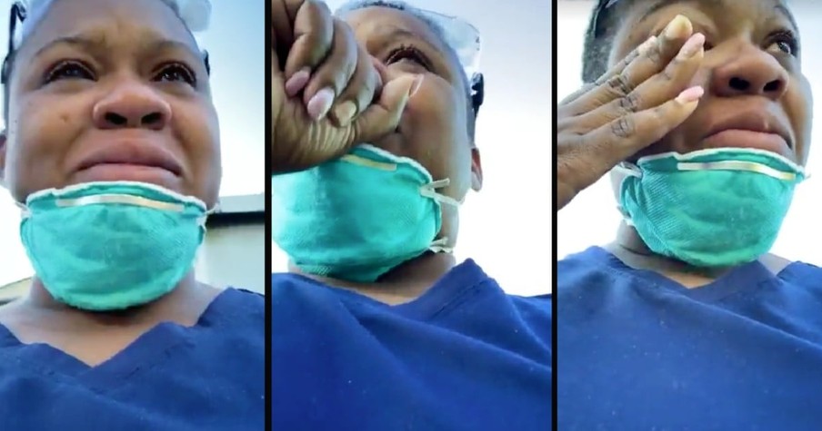 Hospital Nurse Breaks Down While Getting Brutally Honest About What She's Seen On The Frontlines