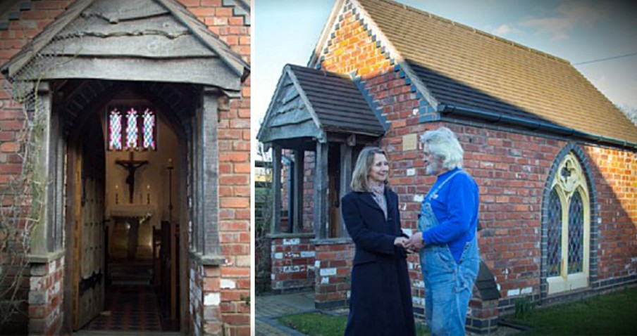 Husband Surprises Wife By Building A Chapel In The Backyard