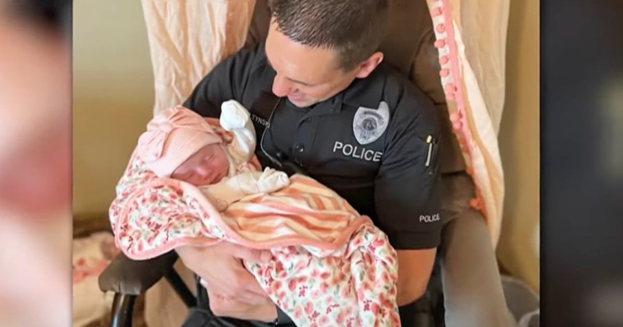 Indiana Police Officer Adopts Baby After Mother Leaves The Infant In A Box