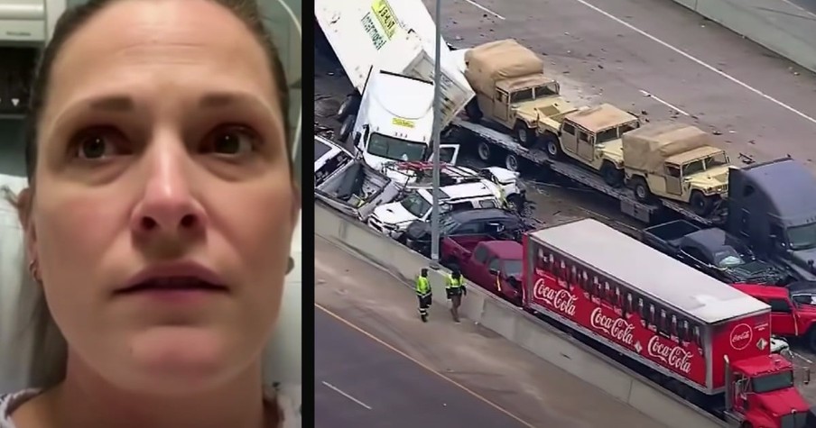 Nurse Emerges From Interstate Pile-Up That Ended 6 Lives And Heads Straight To Work