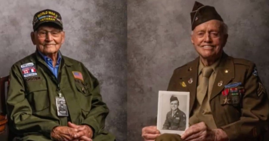 WWII Veterans Share Their Survival Stories with Photographer As He Creates Portraits of Honor