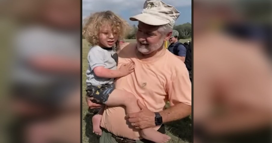 Retired Marine Prays To God And Then Follows His 'Gut' To Find Missing 2-Year-Old