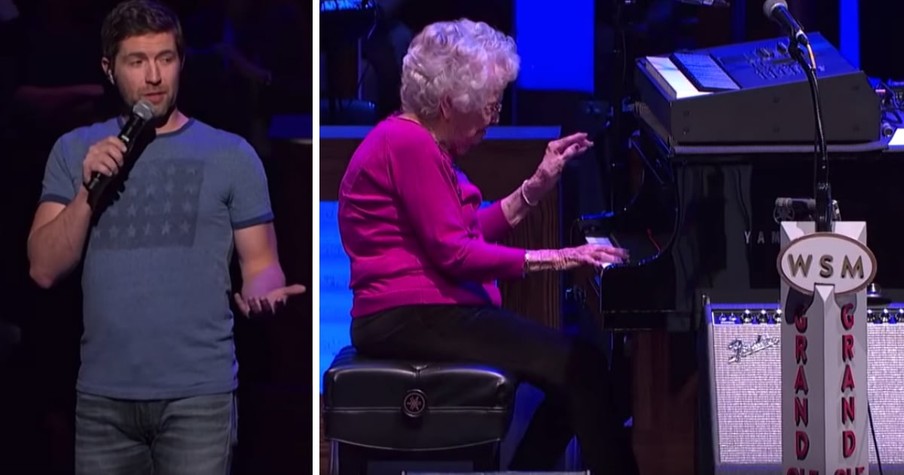 Josh Turner's Grandma-In-Law Wows Crowd With 'How Great Thou Art' At The Grand Ole Opry