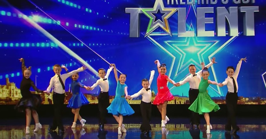 Tiny Irish Ballroom Dancers Earn The Golden Buzzer