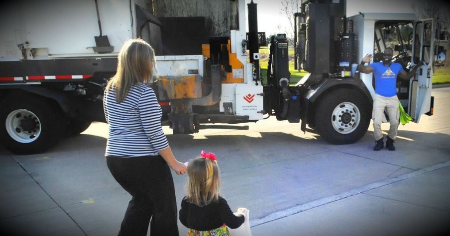 'Smiley Garbage Man' Gets A Special Surprise From His Unlikely BFF