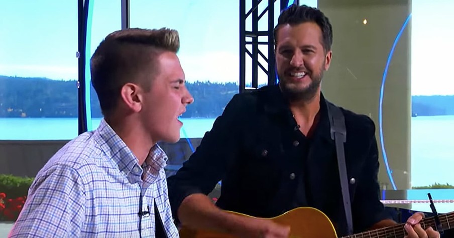 Luke Bryan's Make-A-Wish Reunion On American Idol Is Too Good To Miss