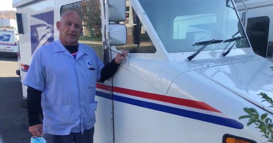 Man Directing Traffic Drops To The Ground And A Heroic Mailman Jumps Into Action