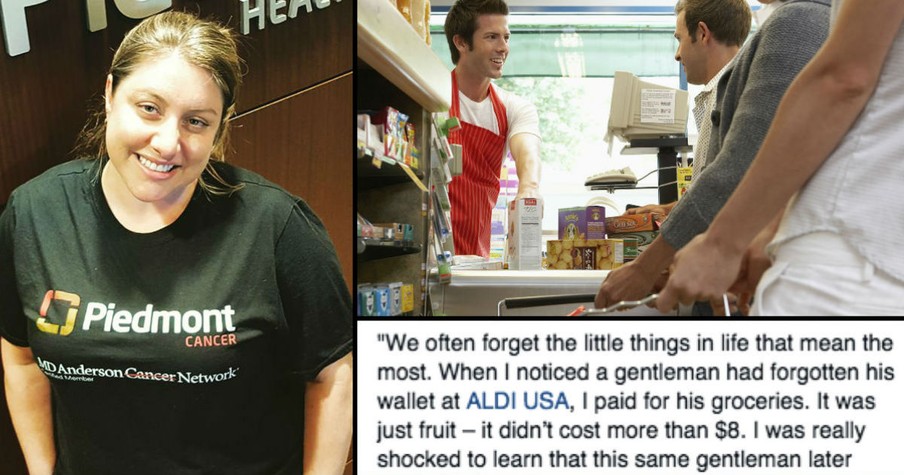 She Paid For His $7 Groceries And Got A Shocking $10,000 'Thank You'