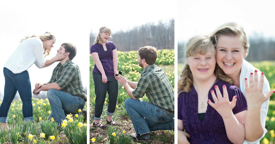 Sweetest Man Makes Sure To Include His Fiancé's Sister In The Proposal