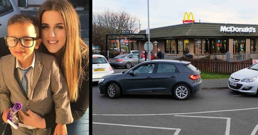 6-Year-Old Boy at McDonald's Drive-Thru Starts a Chain Reaction That's Truly Inspiring