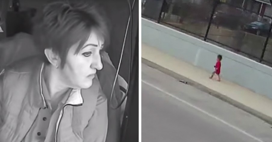 Bus Driver Rescues Baby Boy Wandering Busy Street Alone