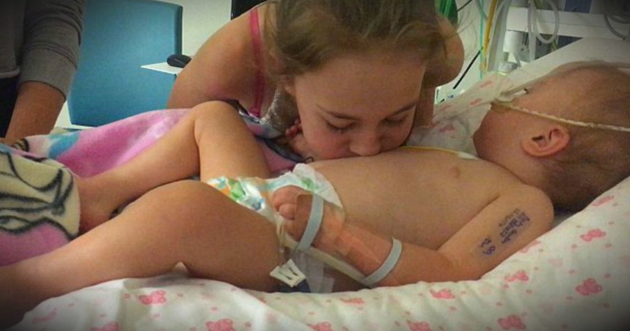 Big Sister Blows Kisses On Brain-Dead Baby And Gets A Miracle