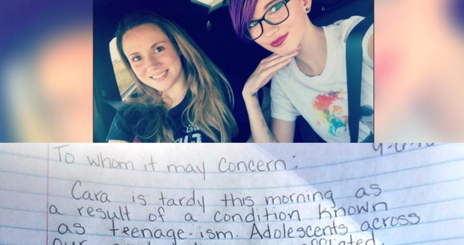 Fed Up Mom Pens Brutally Honest Tardy Note For Her Teen Daughter