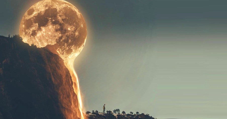 It Looks Like The Moon Is Melting Into A Waterfall And These 7 Images Are Sure To Inspire Awe