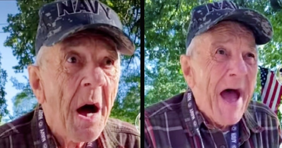 Strangers Help 79-Year-Old Veteran with New Mobility Scooter and His Reaction Is Priceless