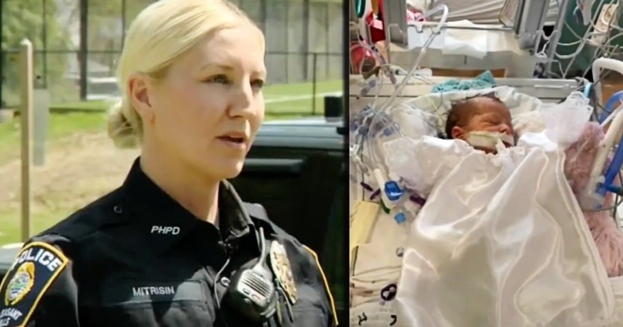 Their Newborn Baby Was Turning Blue But God Put an Officer in the Right Place at the Right Time