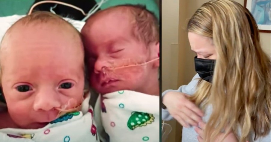 Parents' Tearfilled Reunion After Being Kept Apart From Newborn Quadruplets For 8 Brutal Days